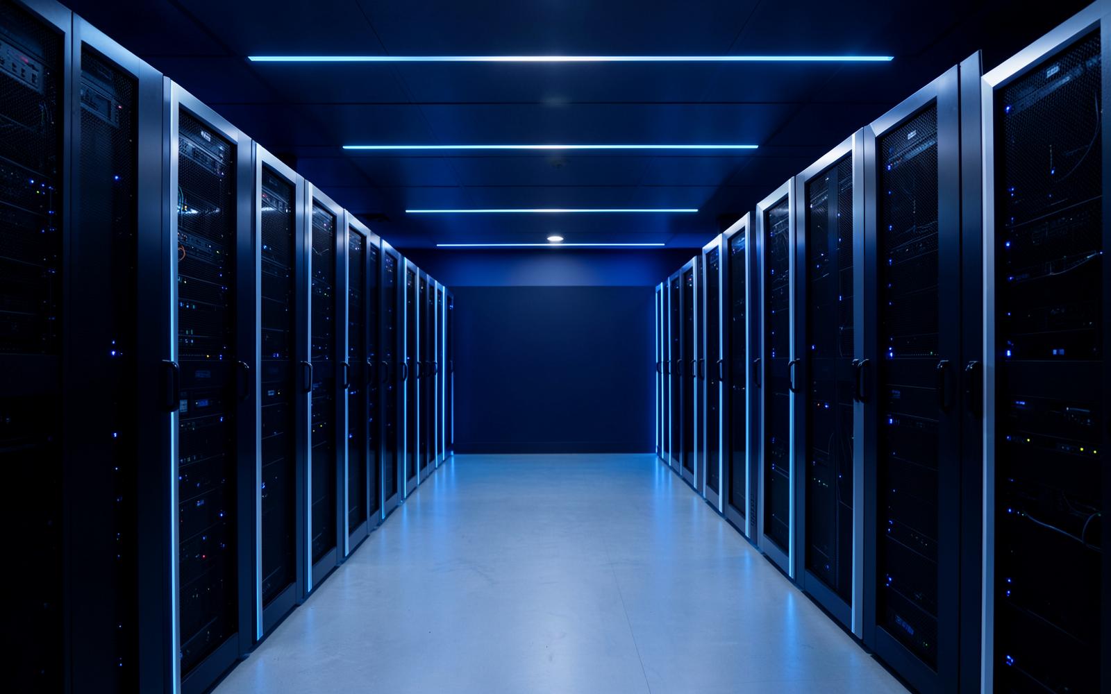 Server room supporting business operations